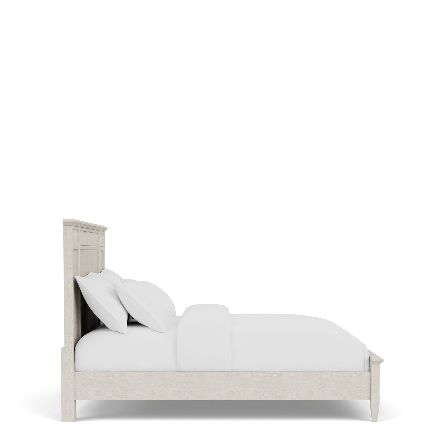 Carmella - King Panel Bed - Pebble Oak