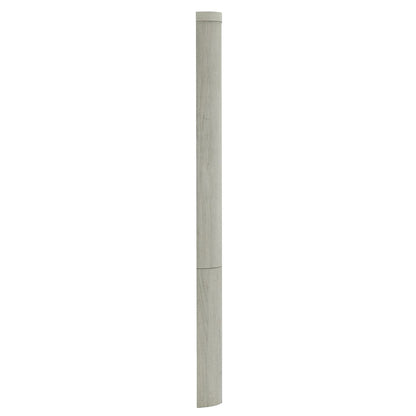 Modern Play - Queen Panel Headboard & Footboard - Natural White