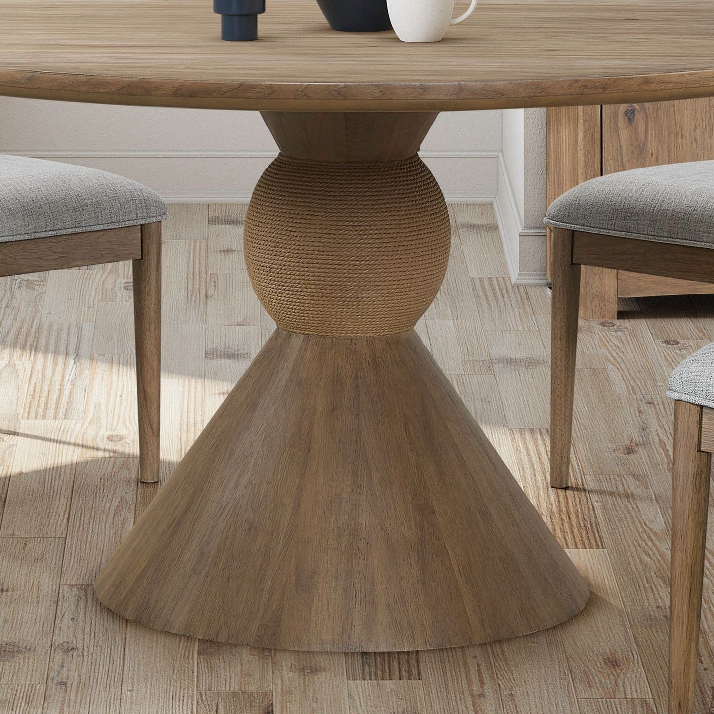 Briarcrest - 54" Pedestal Table Base - Tobacco