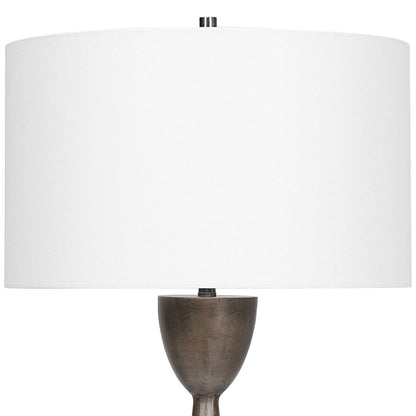 Waller - Handcrafted Cast Table Lamp - Dark Brown