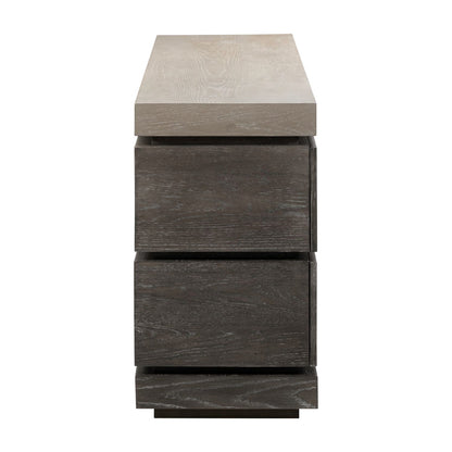Piedmont - 84'' TV Console - Charcoal / Ash