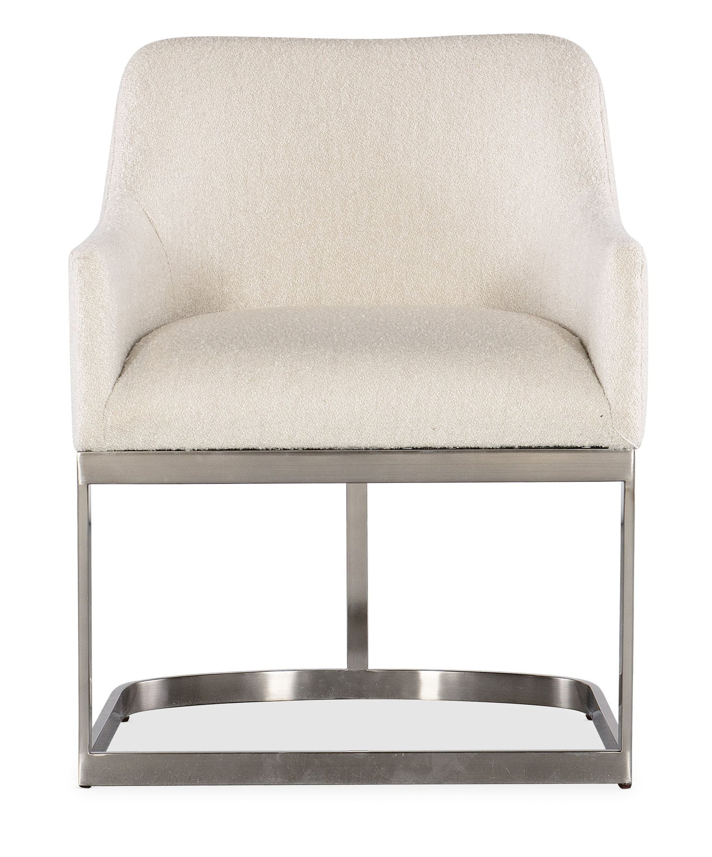 Modern Mood - Upholstered Arm Chair With Metal Base - Beige