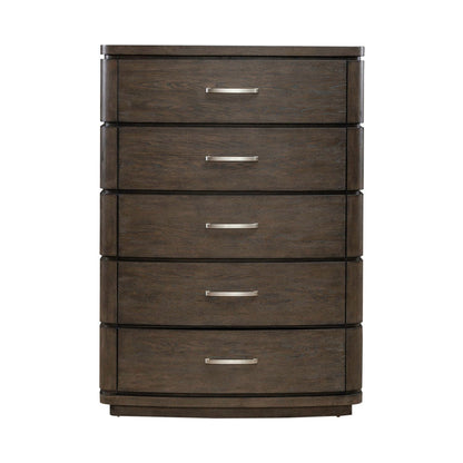 Cascade Falls - 5 Drawer Chest - Satin Espresso