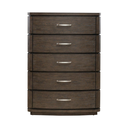 Cascade Falls - 5 Drawer Chest - Satin Espresso