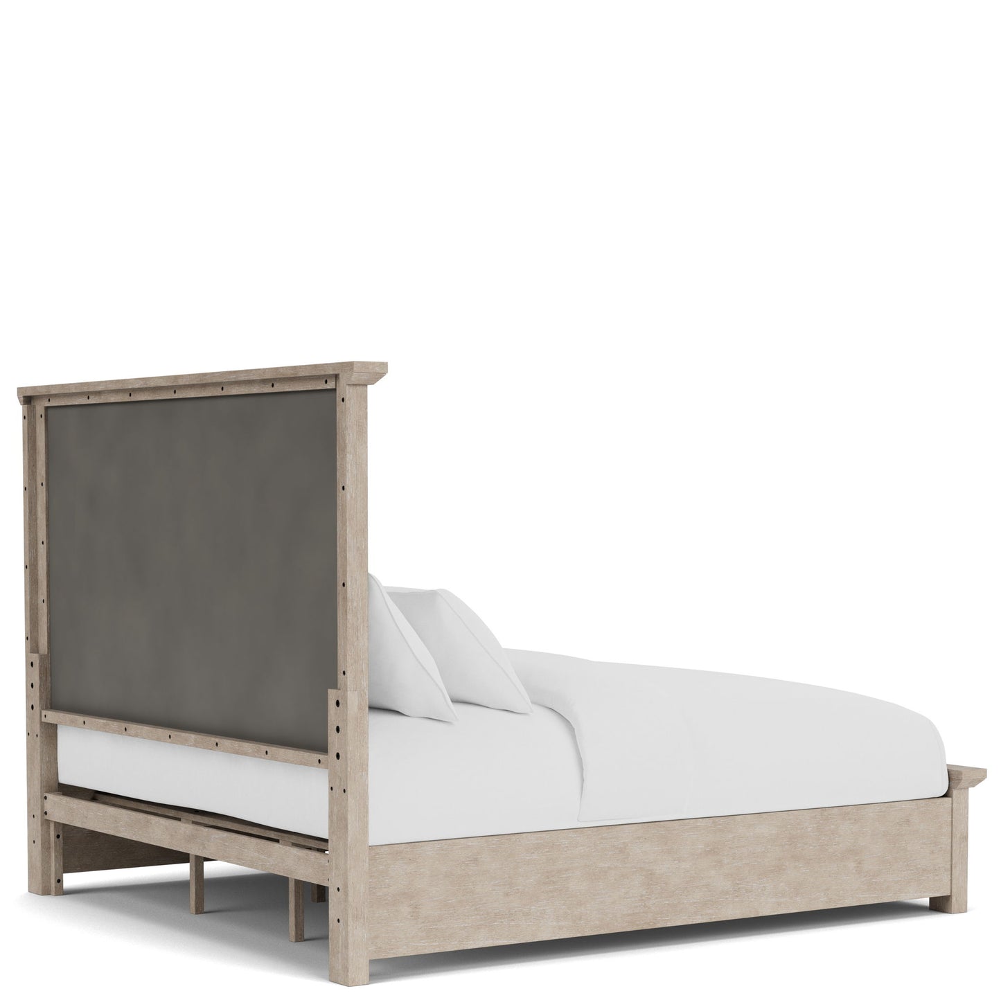 Bennett - Queen / King Storage Footboard Rails - Frosted Gray