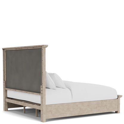 Bennett - Queen / King Storage Footboard Rails - Frosted Gray