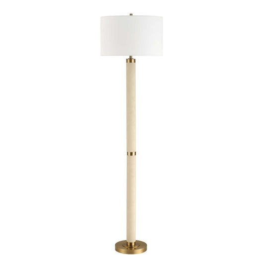 Wessex - Floor Lamp - Gold / White