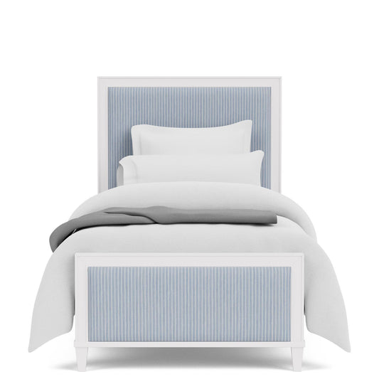 Rosalie - Twin Upholstered Headboard - Blue / White