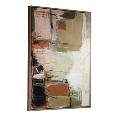 Palace Walls - Framed Abstract Art - Black / Blue / Brown / Green / Orange / Pink / Purple / White / Yellow