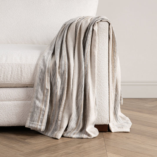 Rockport - 50" x 70" Throw - Ivory Multi