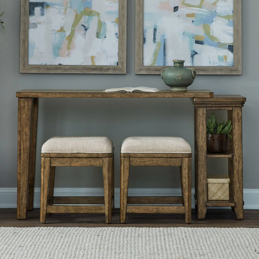 Carolina Park - 3 Piece Console Set - Brown