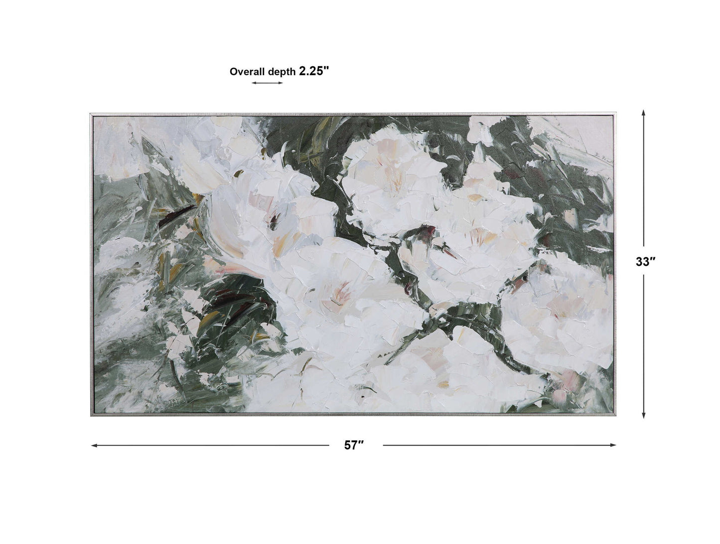 Sweetbay Magnolias - Hand Painted Art - Green