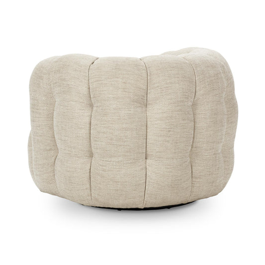 Walter - Swivel Accent Chair - Flax