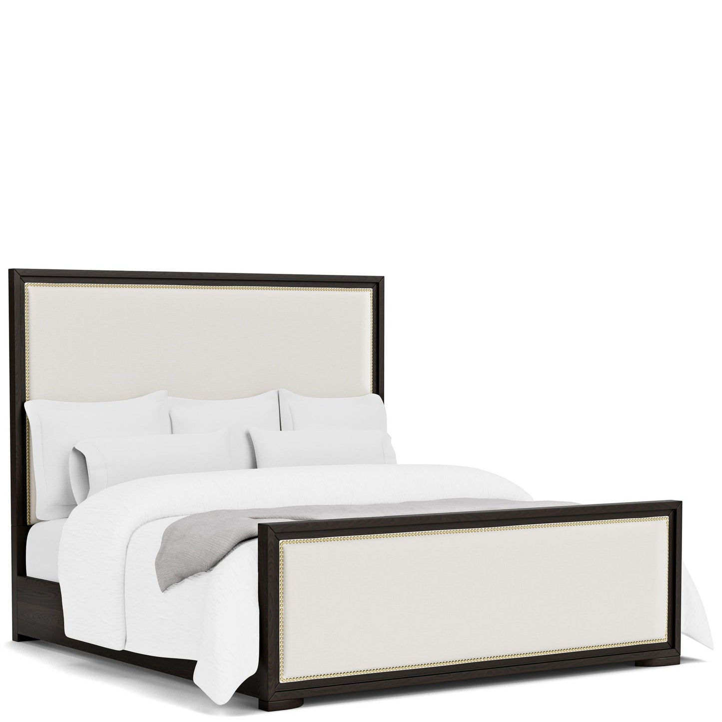 Lydia - Queen Upholstered Footboard - Ivory