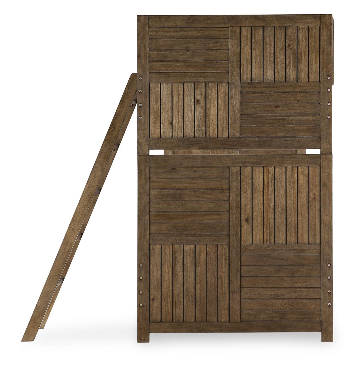 Summer Camp - Bolting Bunk Rails With Slat Rolls Twin - Tree House Brown