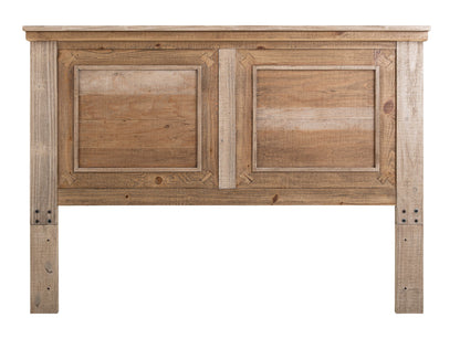 Montana - King Headboard - Two Tone Light Brown