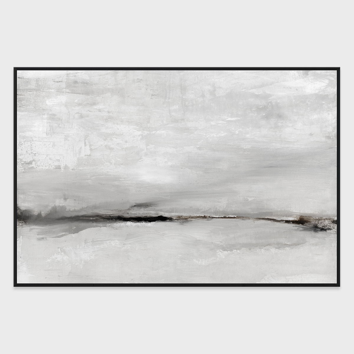 Hush - 60" x 40" Painting Art by Buddy Whitlock - Pearl Silver