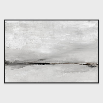 Hush - 60" x 40" Painting Art by Buddy Whitlock - Pearl Silver