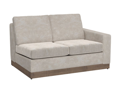 Georgia - Sectional Right-Arm Loveseat - Oyster