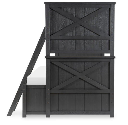 Flatiron - Full Bottom Bunk Extension - Black Midnight