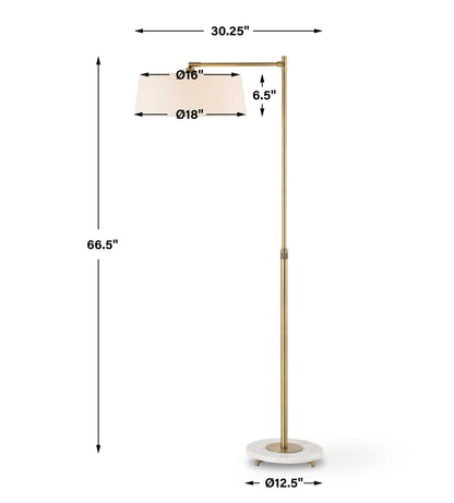 Branch Out - Brass Floor Lamp