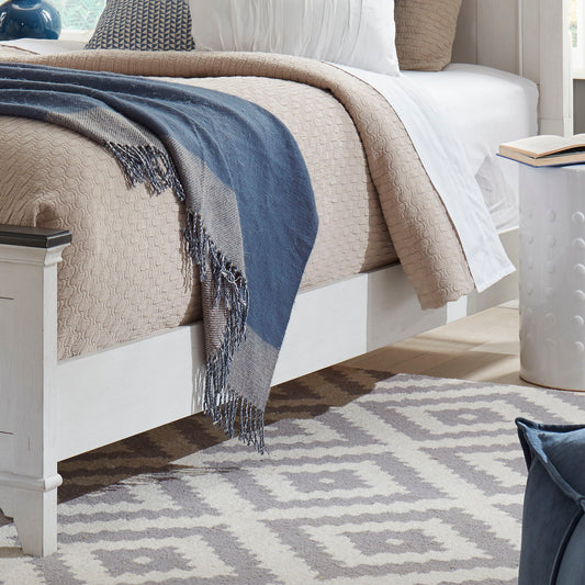 Allyson Park - Wood Panel Bed Rails - White