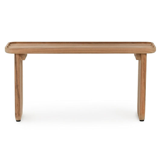 Hudson - Outdoor Wood Coffee Table - Natural