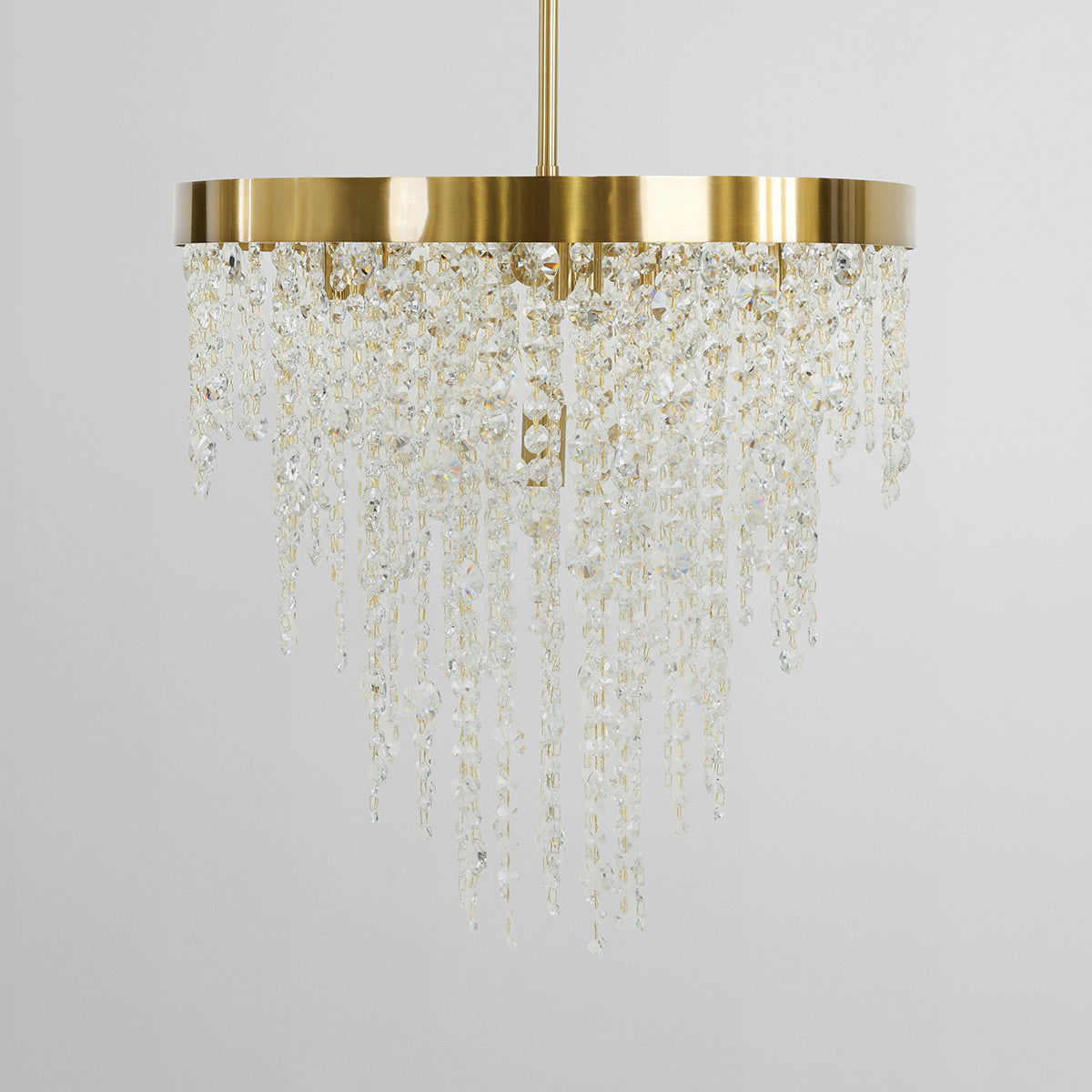 Juniper - Chandelier - Clear/Brass
