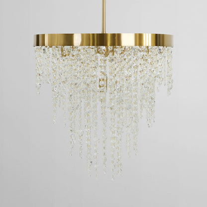 Juniper - Chandelier - Clear/Brass