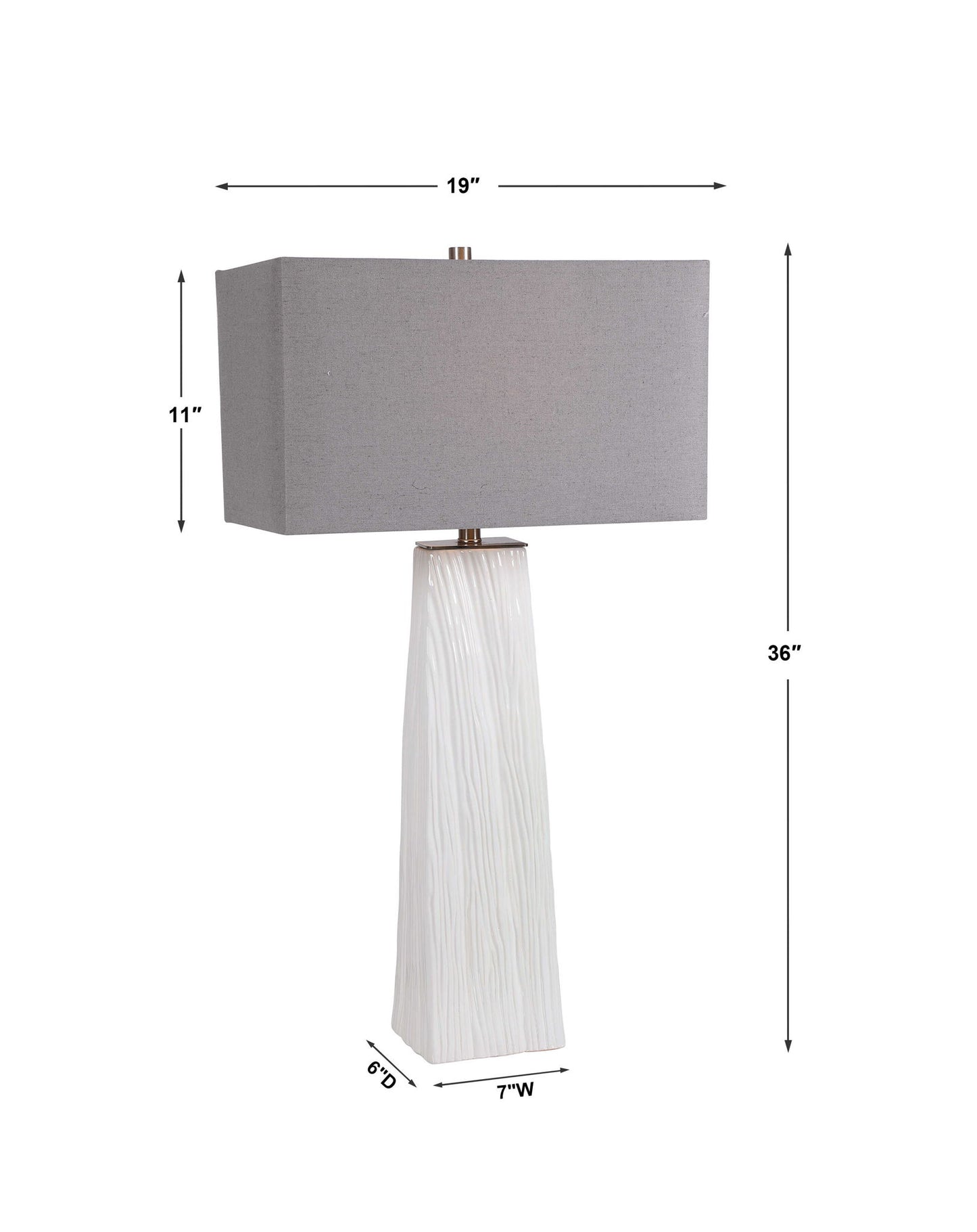 Sycamore - Table Lamp - White