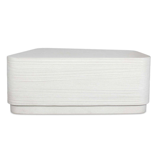 Saltwater - Concrete Coffee Table - White