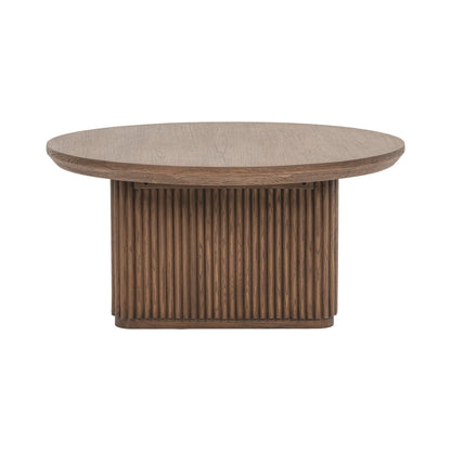 Vander - Solid Wood Round Coffee Table