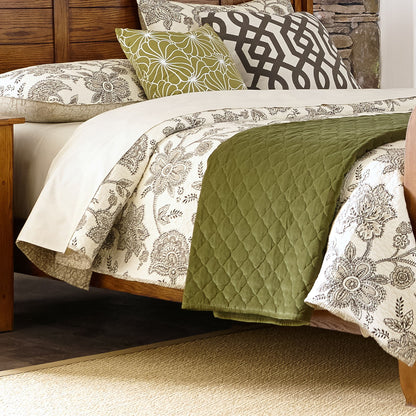 Grandpas Cabin - California King Sleigh Rails - Light Brown