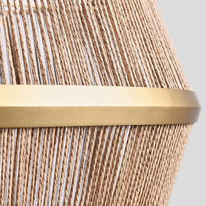 Wendy - Chandelier - Natural/Gold