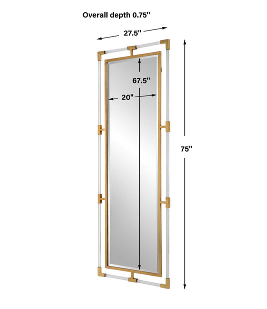 Balkan - Tall Mirror - Gold