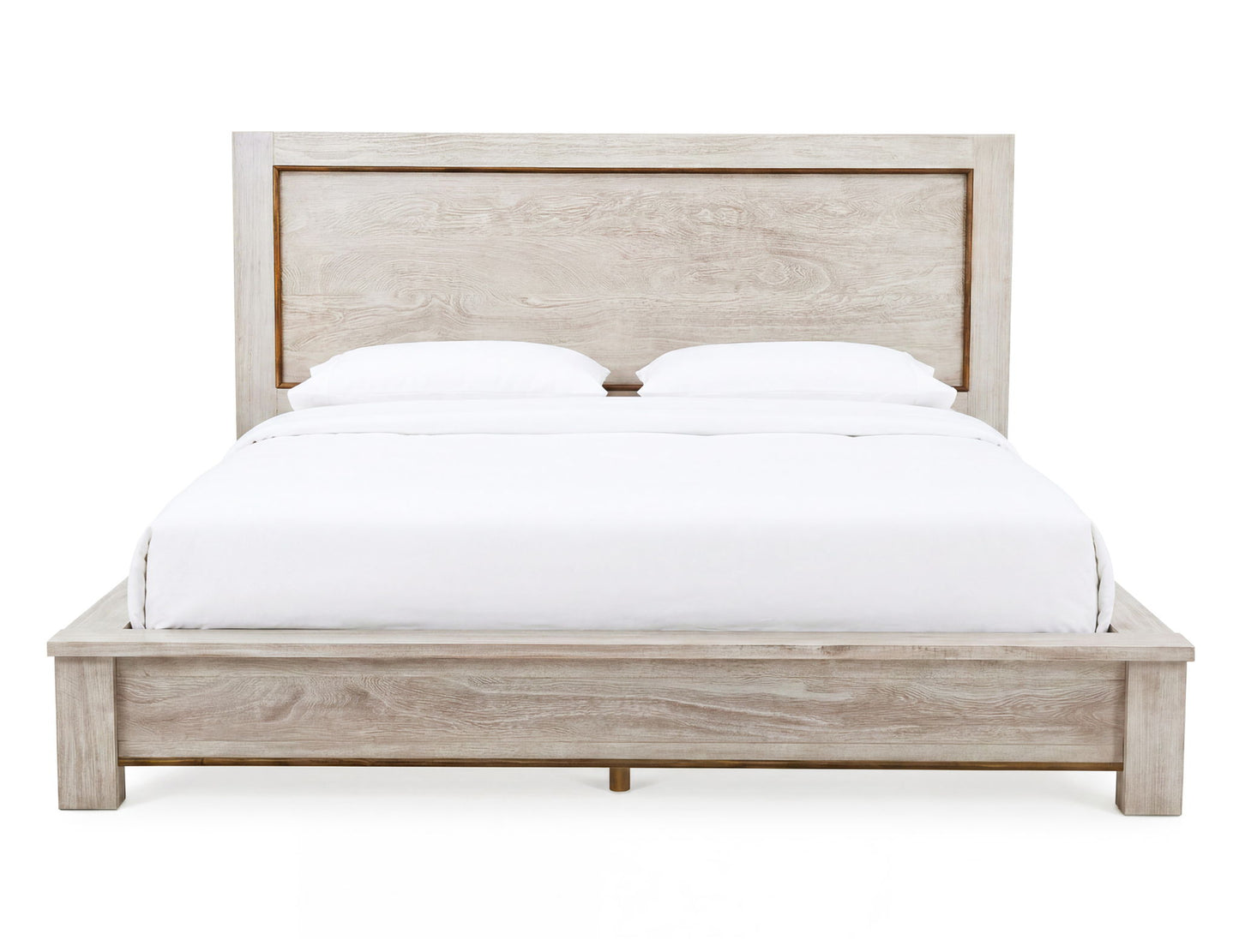 Loft - 5/0 Queen Headboard - Gray / Beige