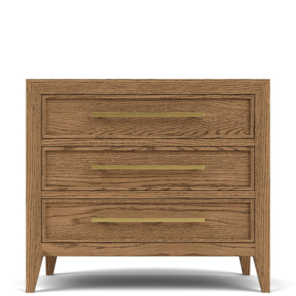 Halbrooke - Three Drawer Nightstand - Light Brown