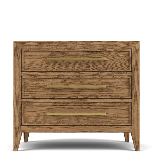 Halbrooke - Three Drawer Nightstand - Light Brown
