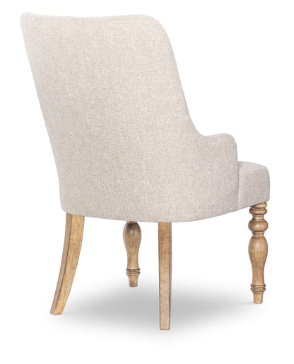 Vintage Market - Upholstered Arm Chair (Set of 2) - Barnwood Oak