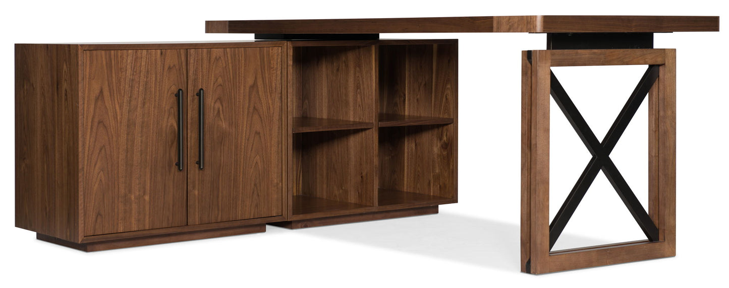 Elon - Two-Door Cabinet - Dark Brown