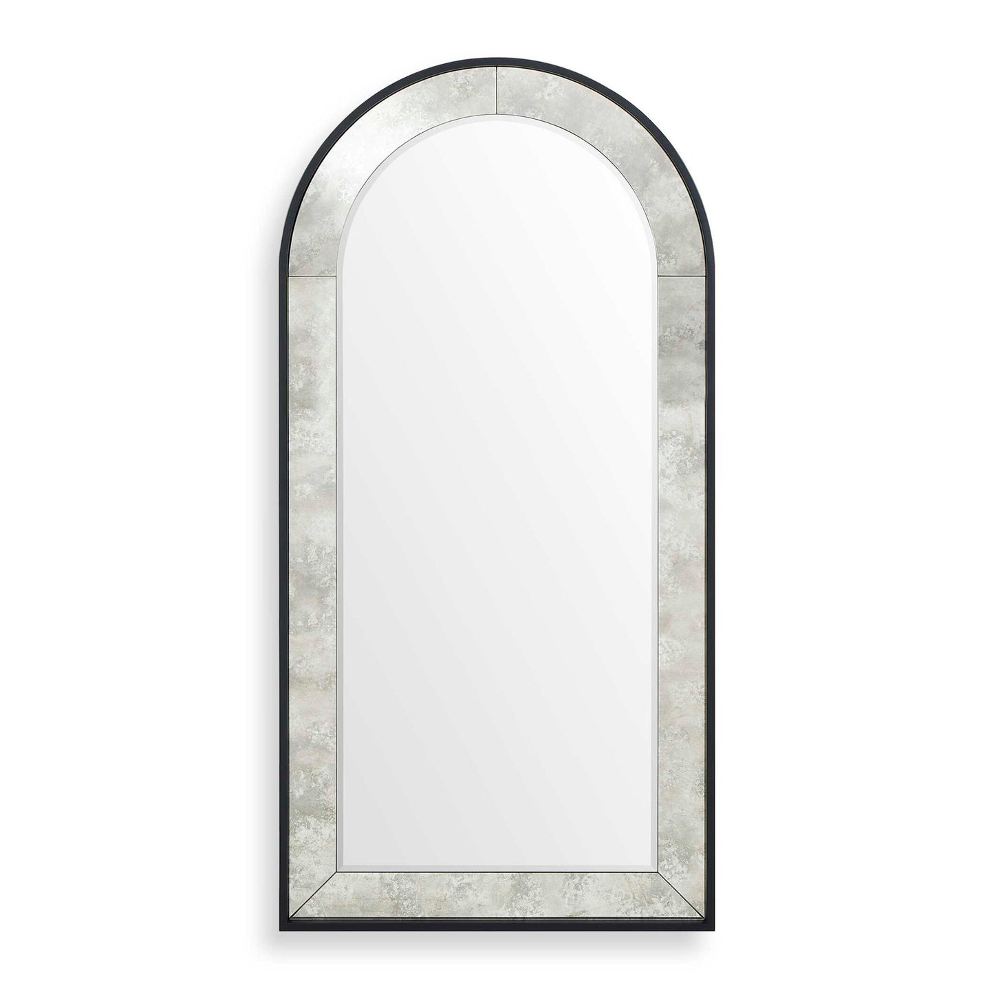 Marlowe - Antique Arch Mirror - Black