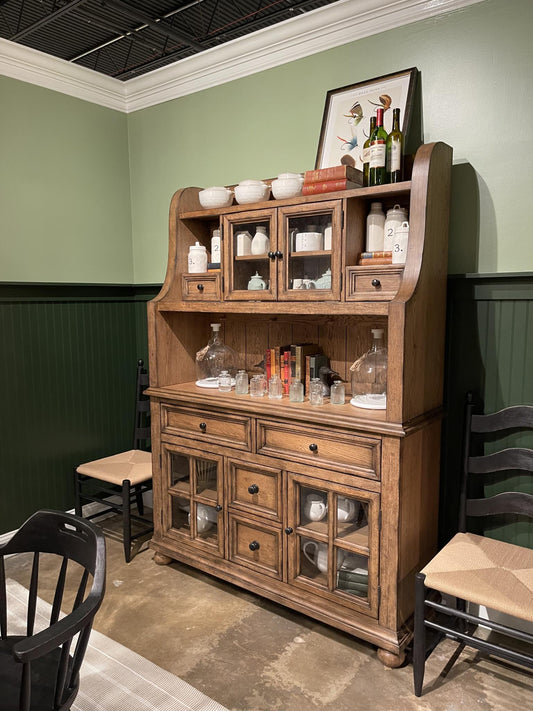 Vintage Market - Complete Hutch And Server