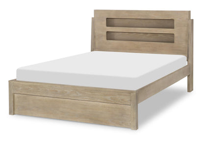 District - Panel Headboard Twin - Weathered Oak