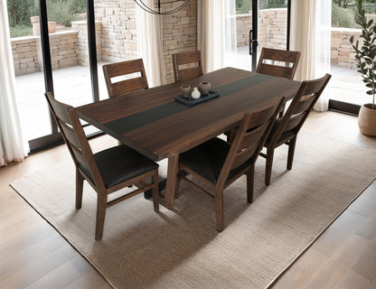 Riverwood - Table Base - Pecan Brown