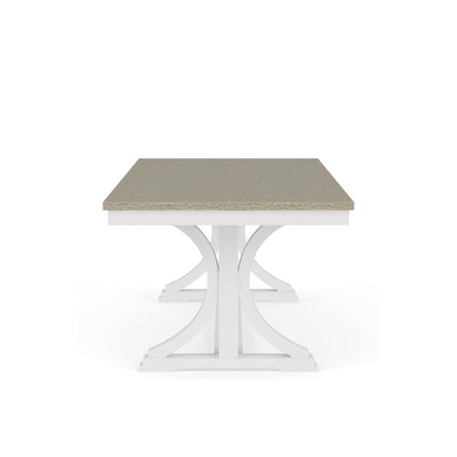 Cora - Trestle Dining Table - Cloud / Fog