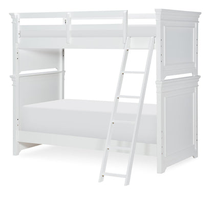Canterbury 2.0 - Bunk Rails With Slat Rolls Twin - Natural White