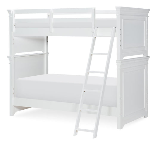 Canterbury 2.0 - Bunk Rails With Slat Rolls Twin - Natural White