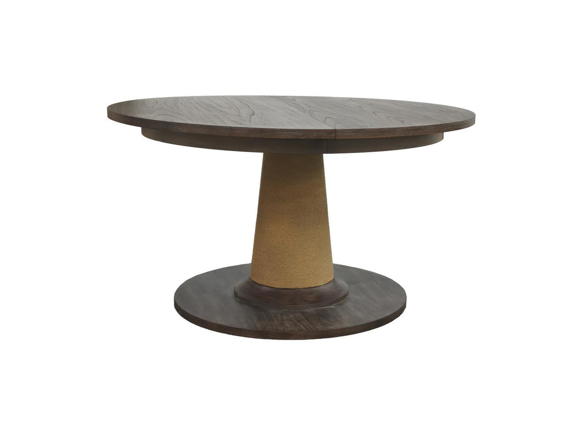 Reflections - Complete Round Dining Table - Dark Roast