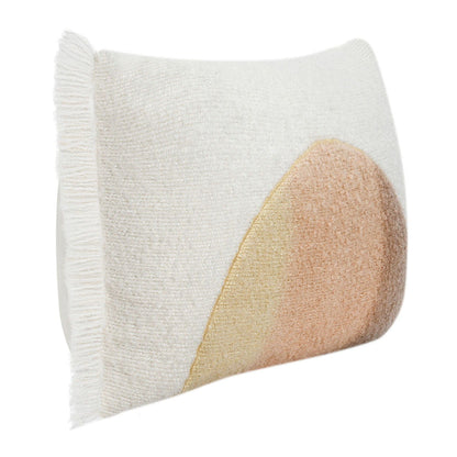 Renewed - Rahun Pillow - Yellow / Ivory