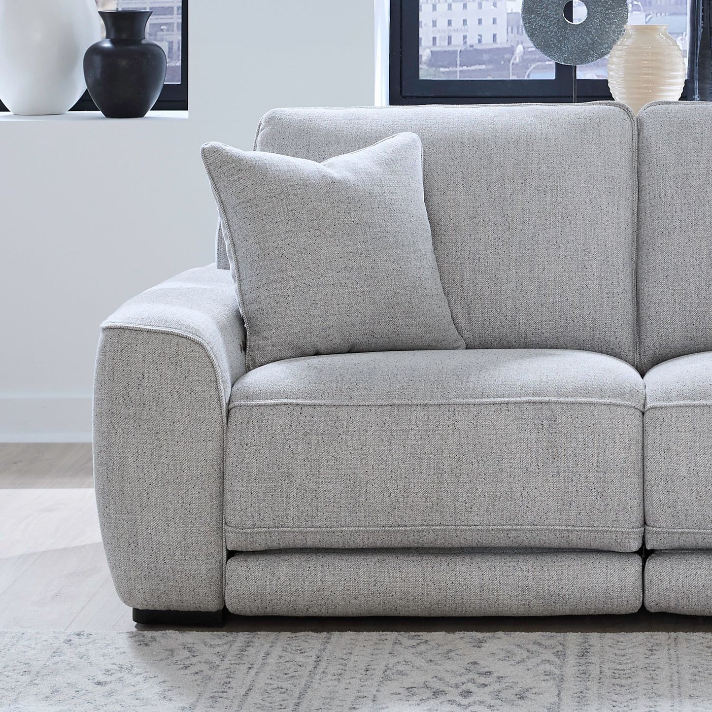 Blake - Left Arm Recliner P2 & Zero Wall - Estero Smoke